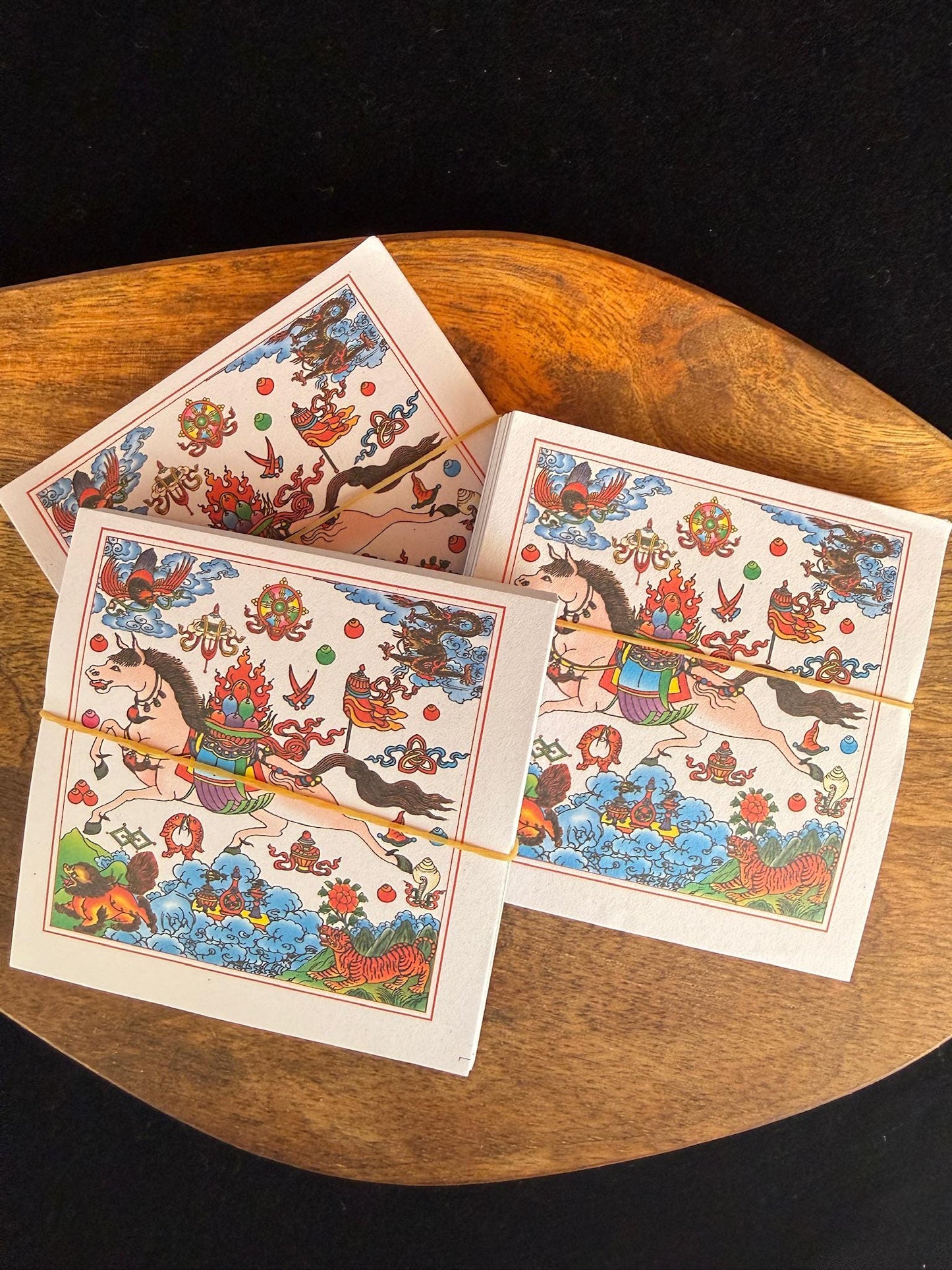 Windhorse Offering Papers | 1 bundle | Approx 100 papers | Tibet | Lung Ta