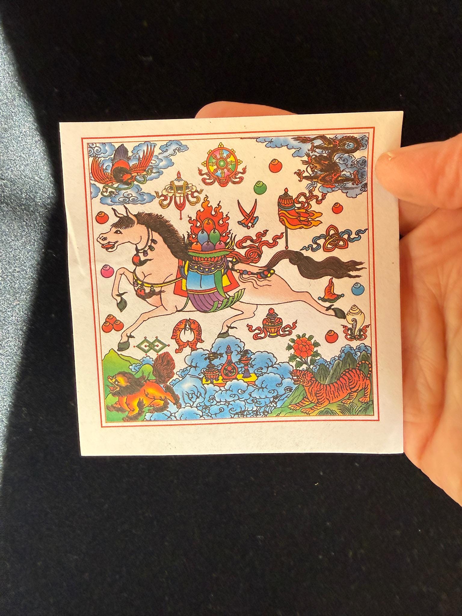 Windhorse Offering Papers | 1 bundle | Approx 100 papers | Tibet | Lung Ta