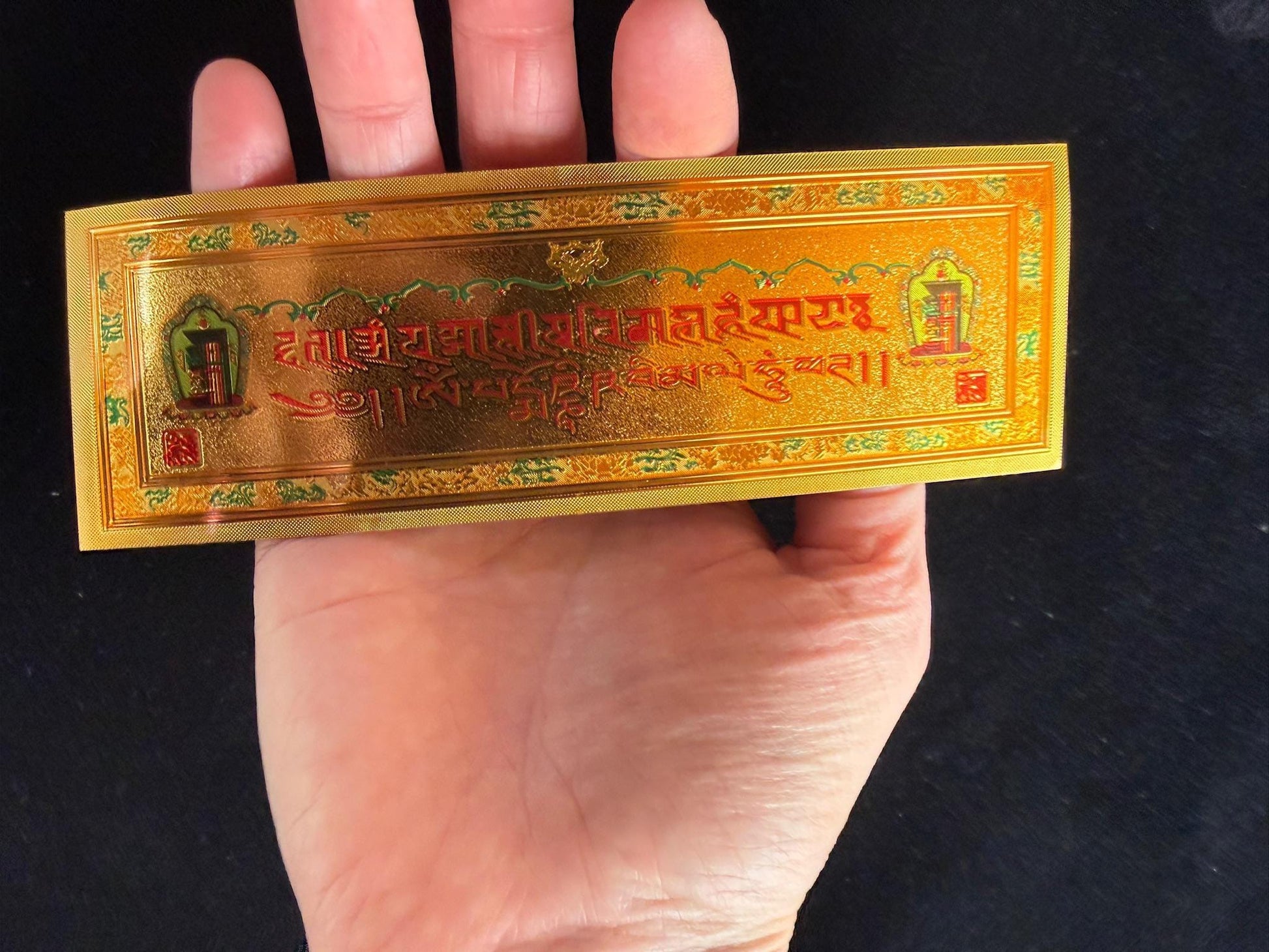 Liberation Upon Sight Mantra Sticker | Approx 2in by 6 in