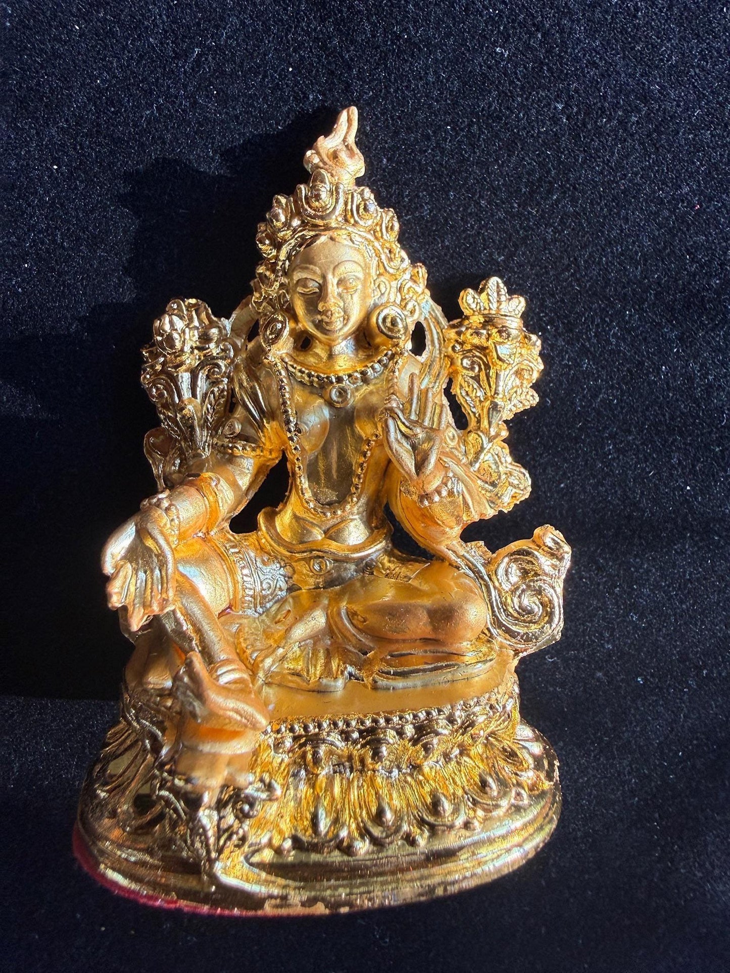 Medium Green Tara Statue | 3 inches | Dolma