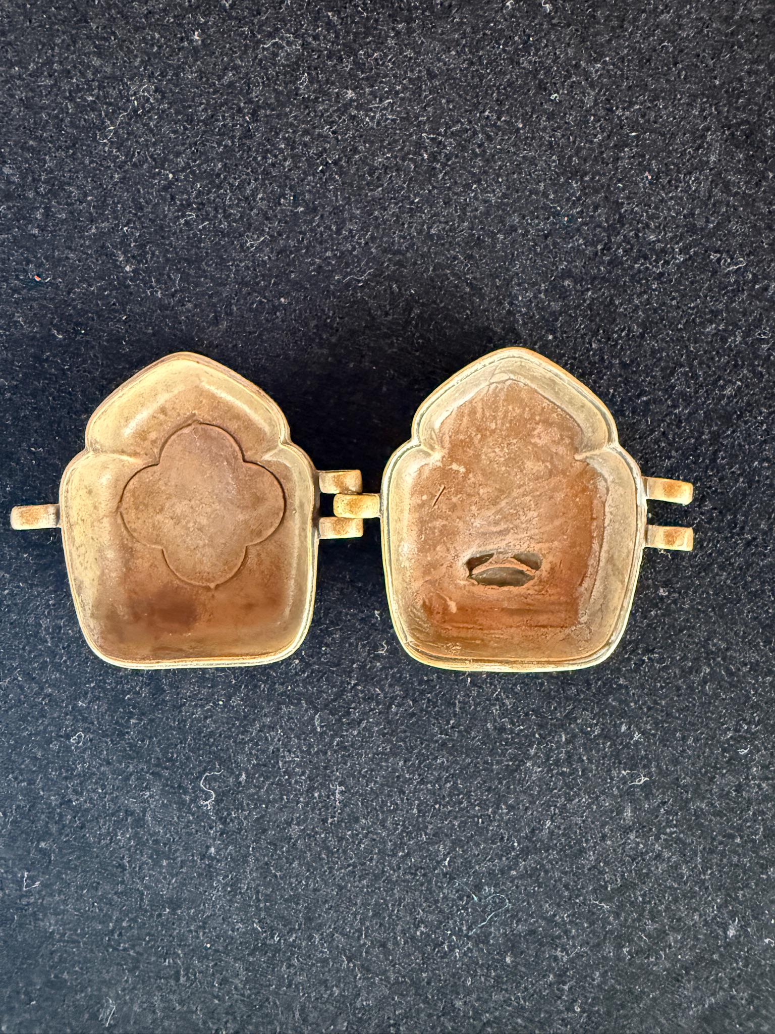 Buddha Gau Amulet Box | Approx 1.5 inches long x 1 inches wide | Tibet | Ghau