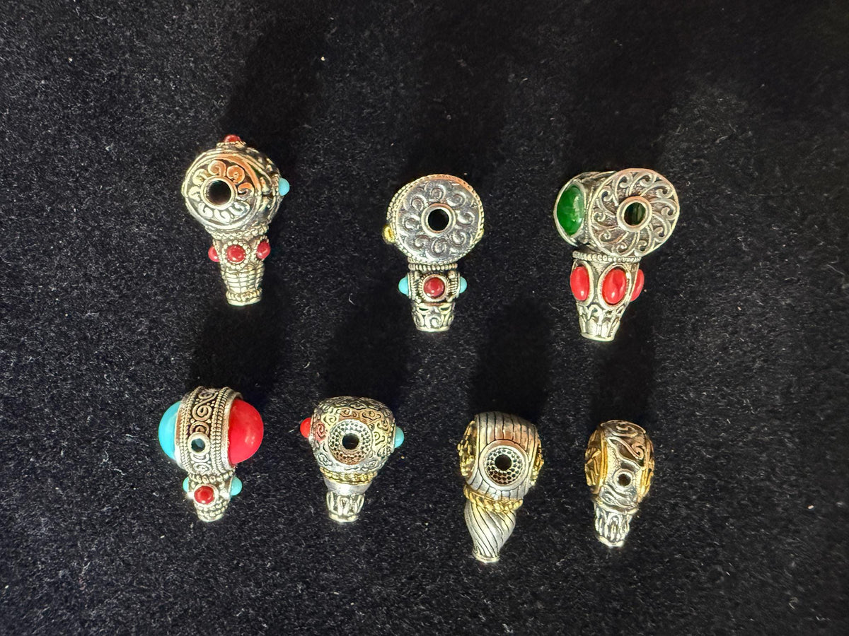 Tibetan Guru Bead | Metal | Assorted Designs