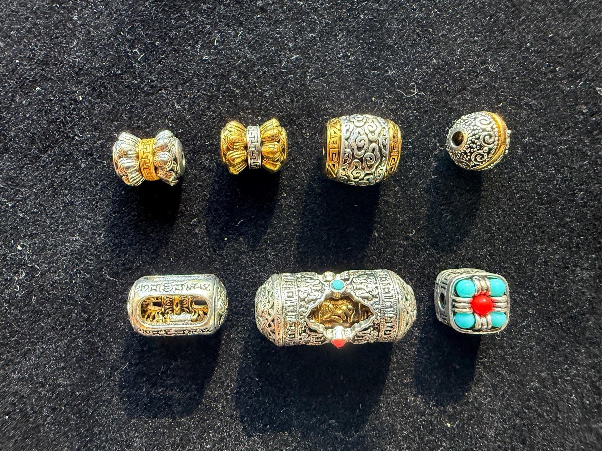 Tibetan Spacer Bead | Metal | Assorted Designs