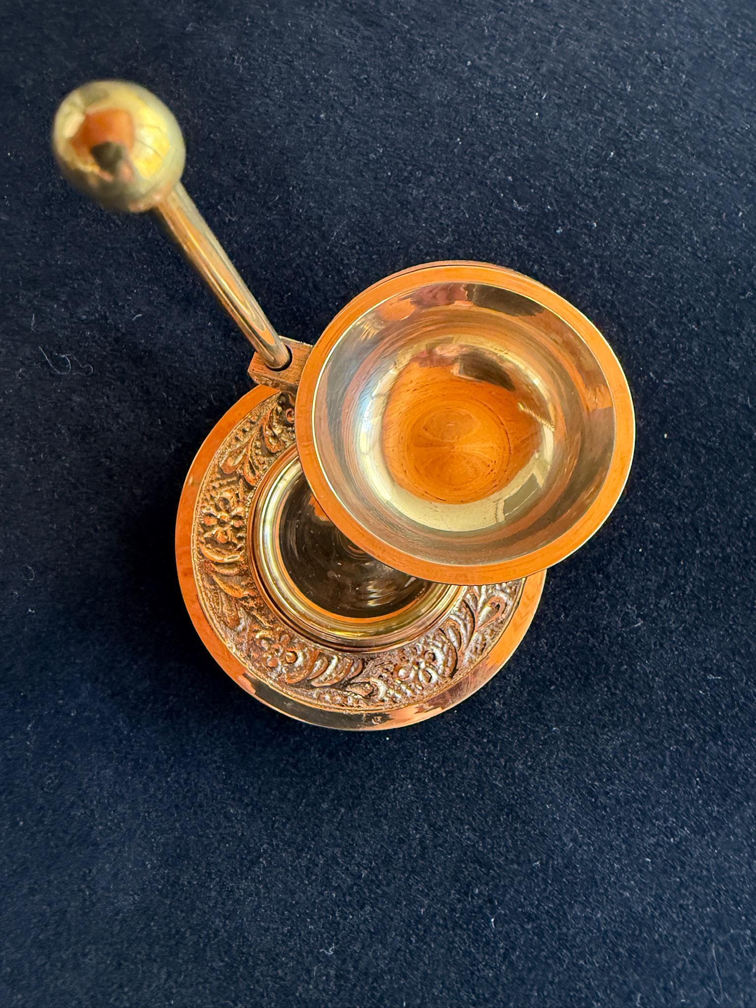 Brass Resin Incense Burner | Adjustable | Made in India | 5.5 inches | Replacement Screens available