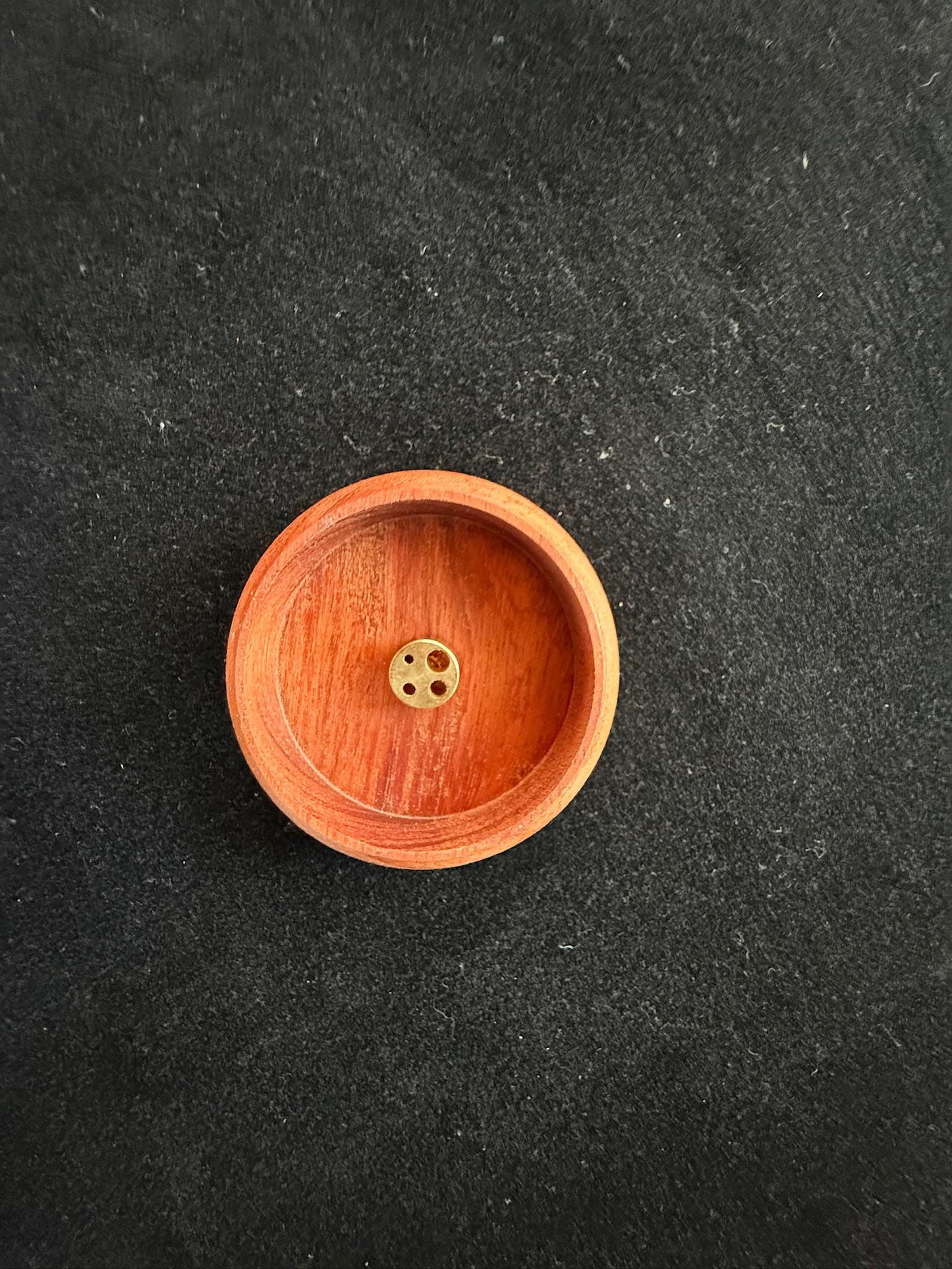 Mini Wooden Incense Burner | Approx 2in Diameter | For Japanese Incense