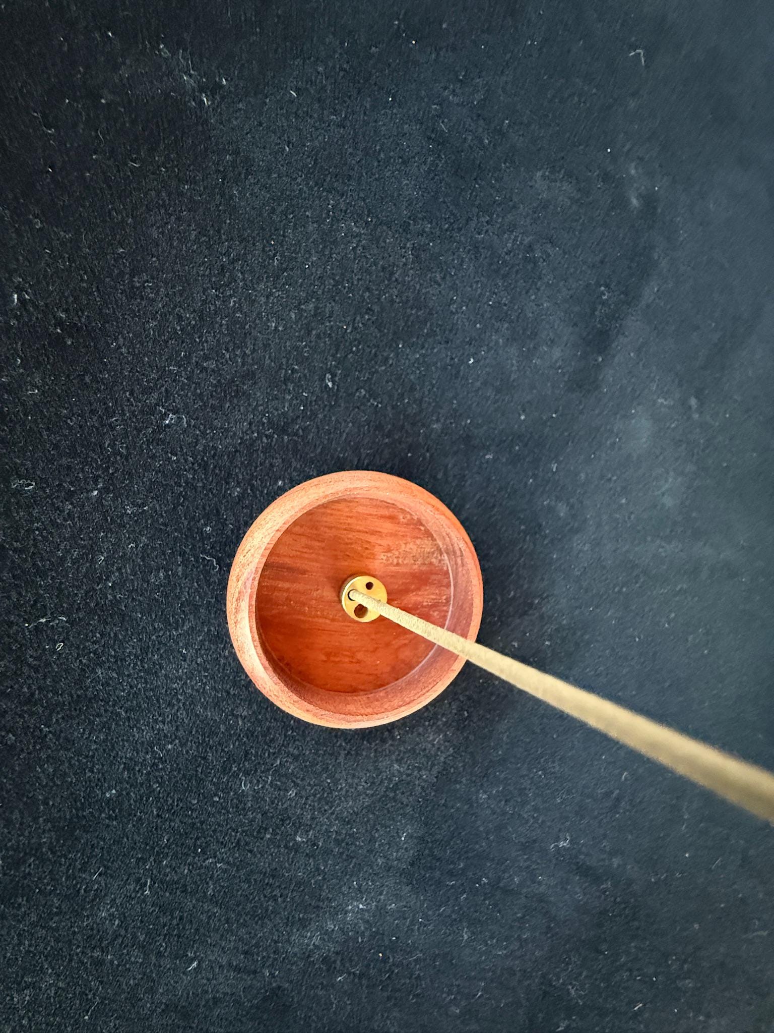 Mini Wooden Incense Burner | Approx 2in Diameter | For Japanese Incense