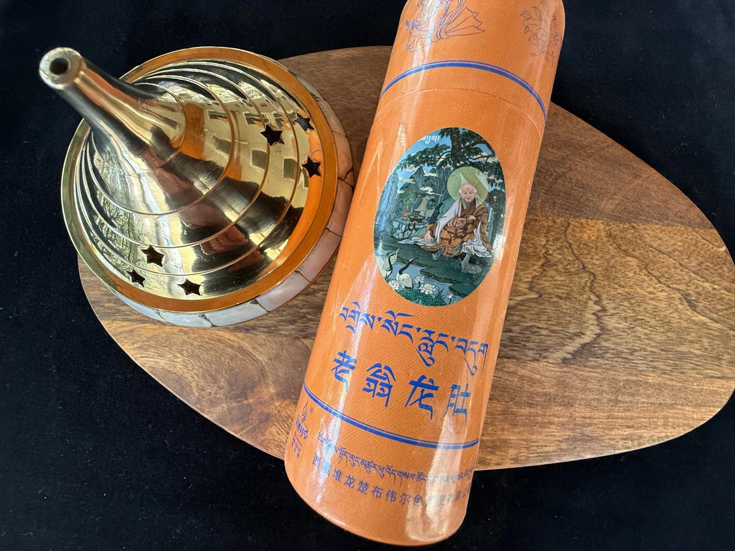 Old Man Dragon Belly Tibetan Incense | Tibet | 95 sticks | 5 inches long | rLung | Relaxing
