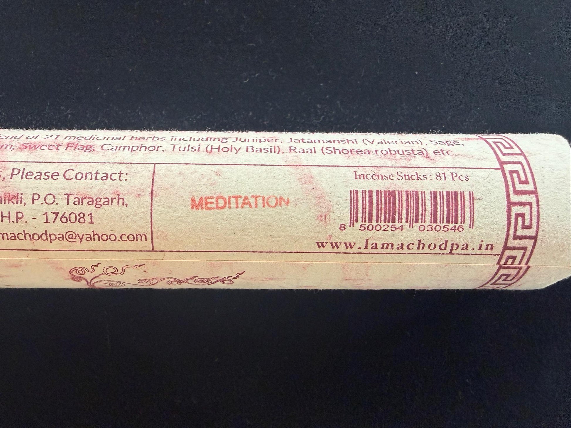Lama Chodpa Meditation Incense | 81 sticks | Pure Herbal Incense