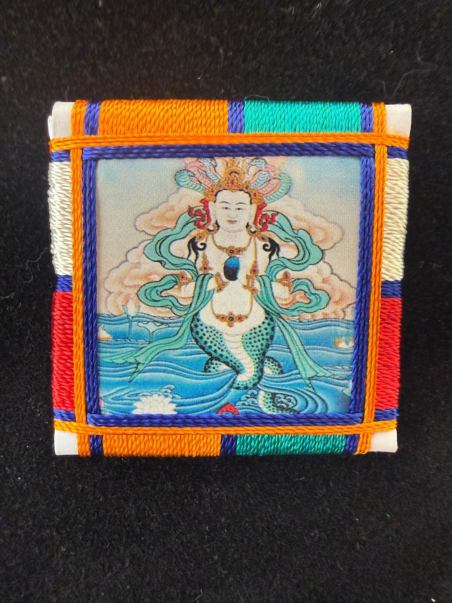 Naga Blessing Amulet | | 2 in by 2 in | Protection Blessing | Naga King Migon Kharpo