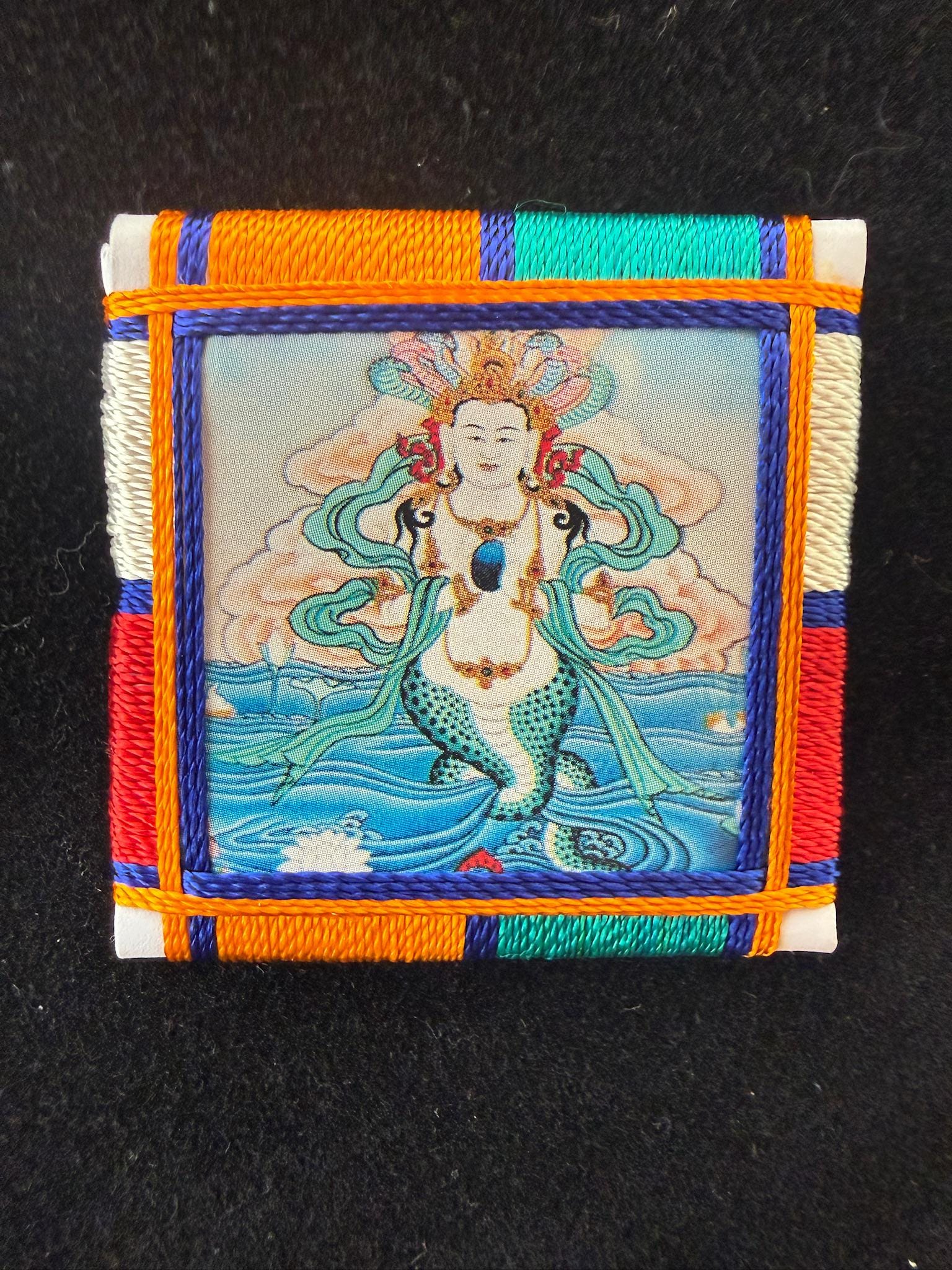 Naga Blessing Amulet | | 2 in by 2 in | Protection Blessing | Naga King Migon Kharpo