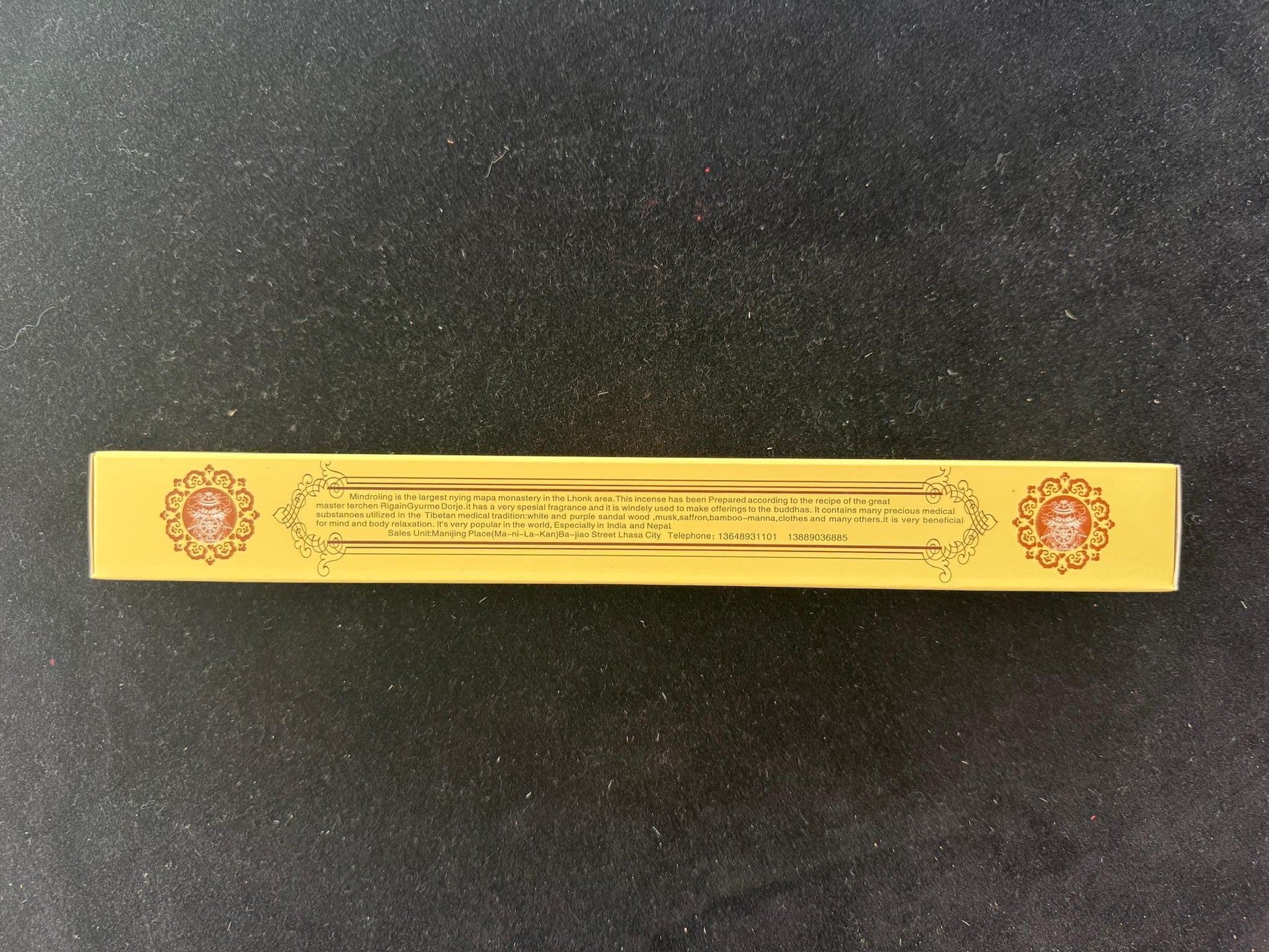 Mindroling Grade 1 | Tibet | 50 sticks | 9 inches long | Mindroling