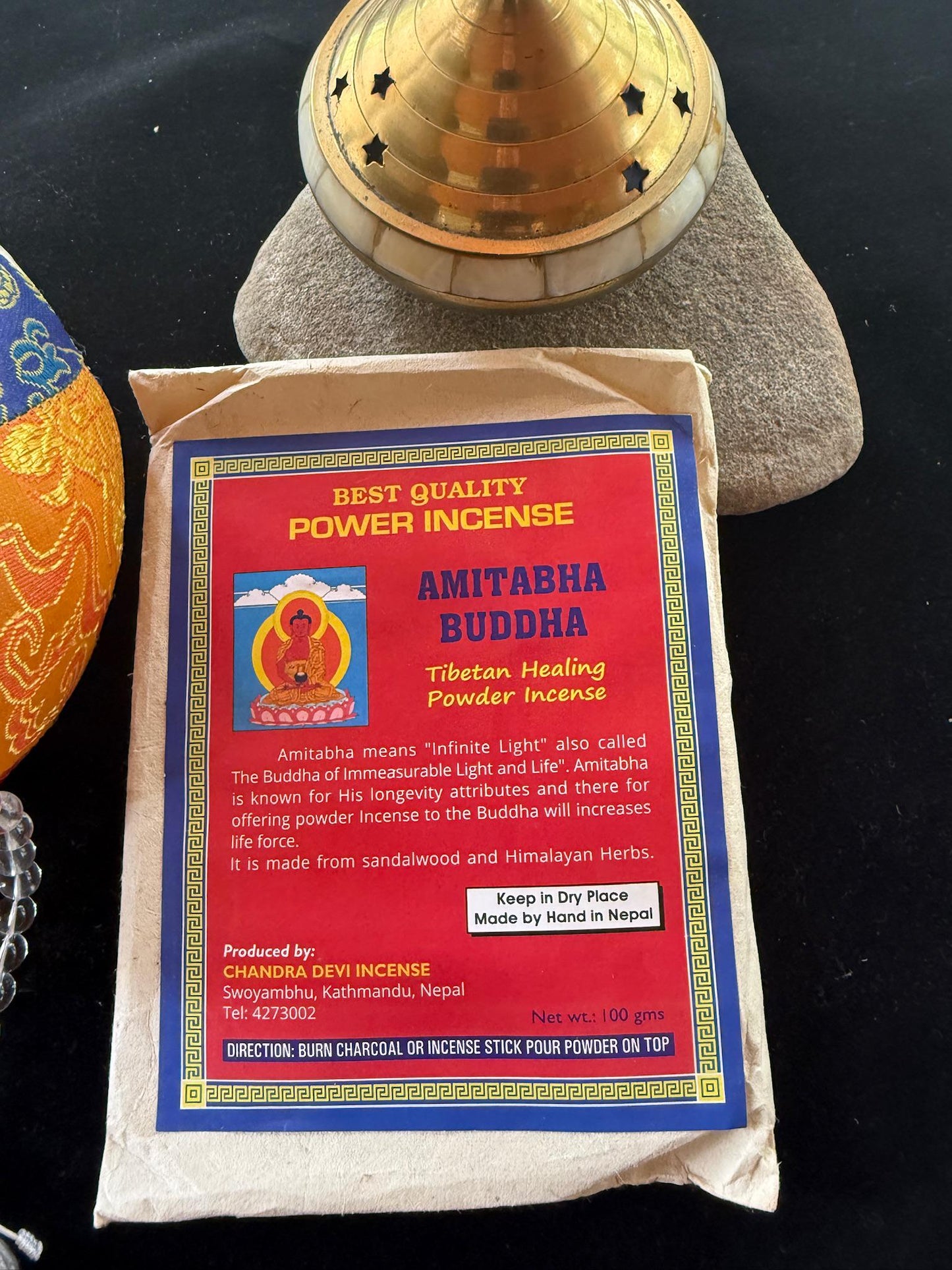 Amitabha Incense Powder| Nepalese Incense Powder | 100 grams | Chandra Devi Incense