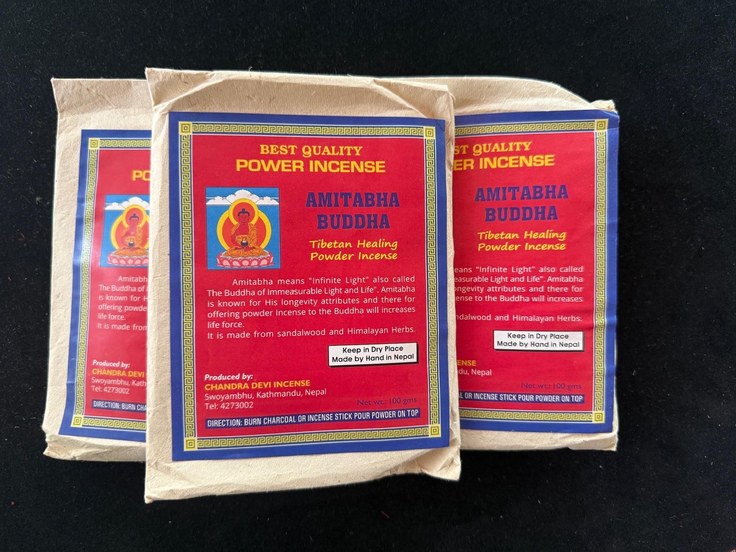 Amitabha Incense Powder| Nepalese Incense Powder | 100 grams | Chandra Devi Incense