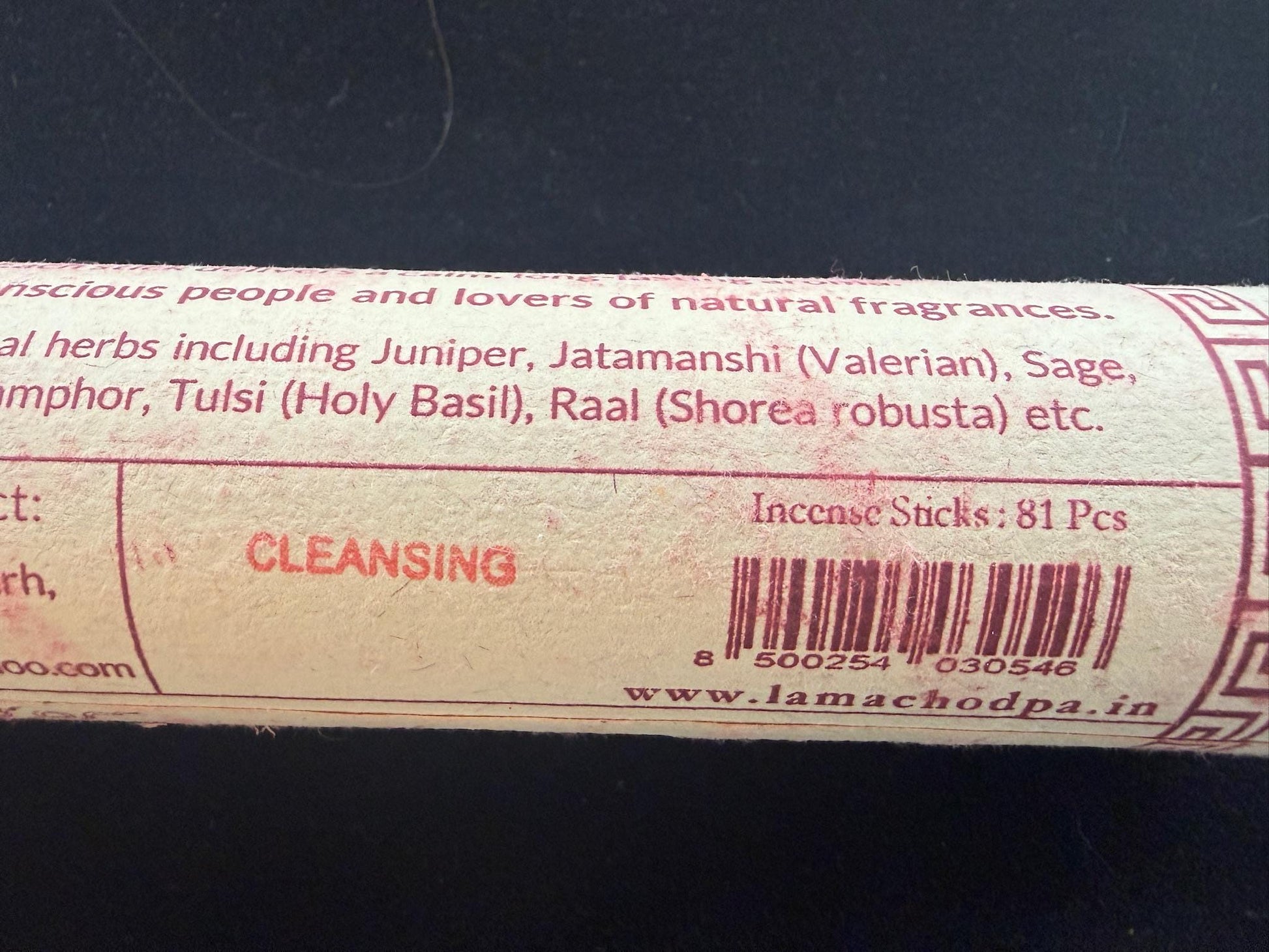 Lama Chodpa Cleansing Incense | 81 sticks | Pure Herbal Incense