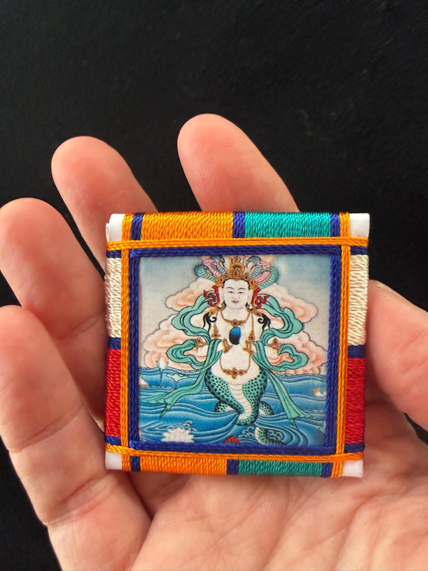 Naga Blessing Amulet | | 2 in by 2 in | Protection Blessing | Naga King Migon Kharpo