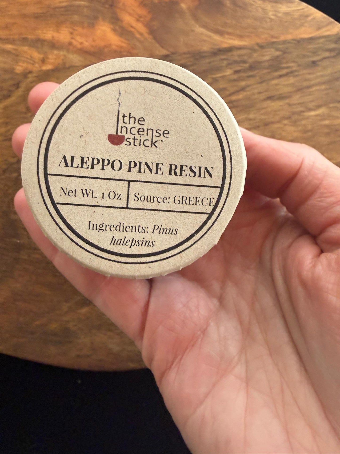 Aleppo Pine Resin | 1 ounce | Natural Tree Resin | Greece | Pinus halepensis