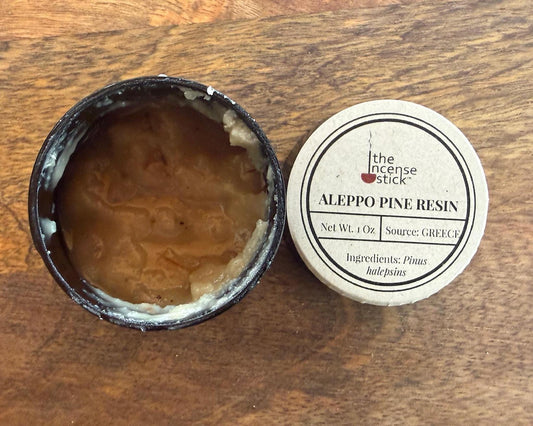 Aleppo Pine Resin | 1 ounce | Natural Tree Resin | Greece | Pinus halepensis