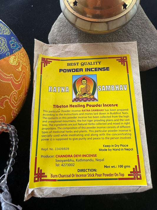 Ratna Sambhava Incense Powder| Nepalese Incense Powder | 100 grams | Chandra Devi Incense