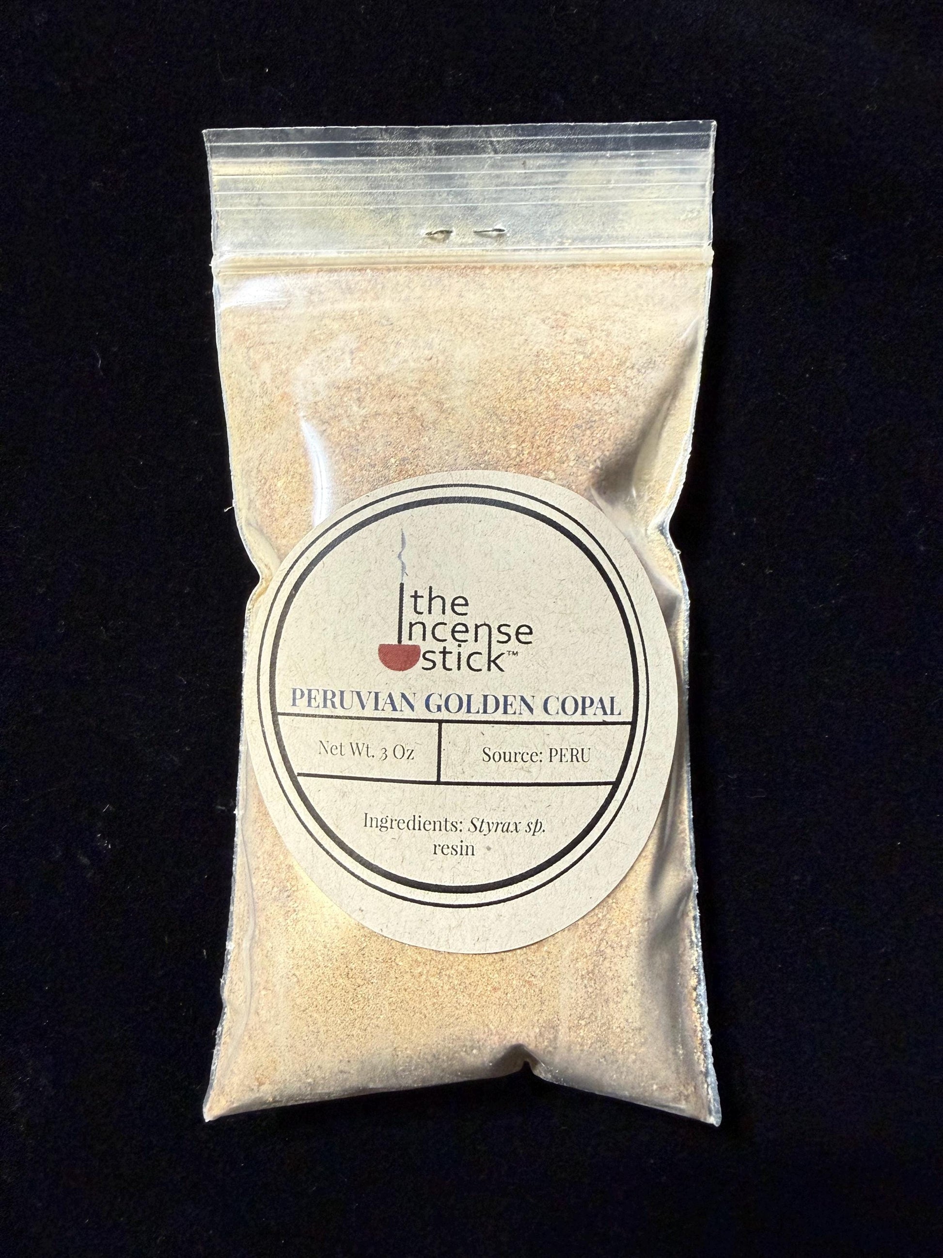 Peruvian Golden Copal Resin Powder | 3 ounces | Natural Tree Resin | Peru | Premium Quality