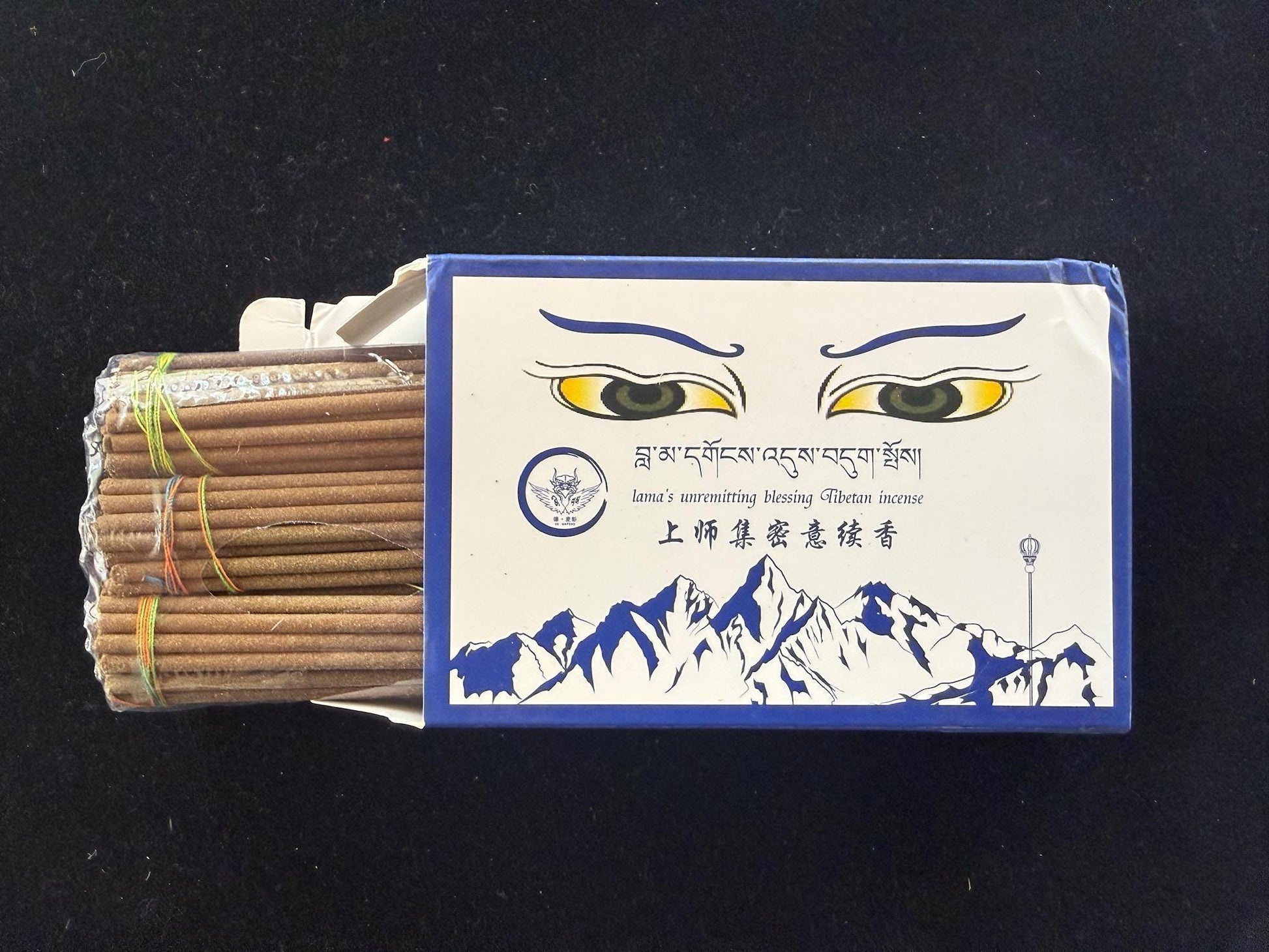 Lama's Unremitting Blessing Tibetan Incense | Tibet | 90 sticks | 5 inches long
