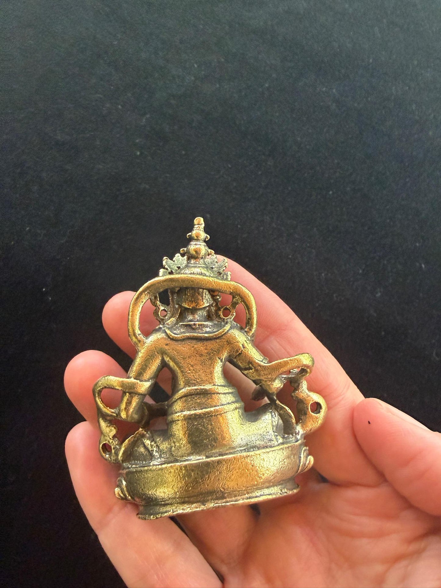 Deluxe Small Dzambhala Statue | Handmade |2.75 inches | Kubera