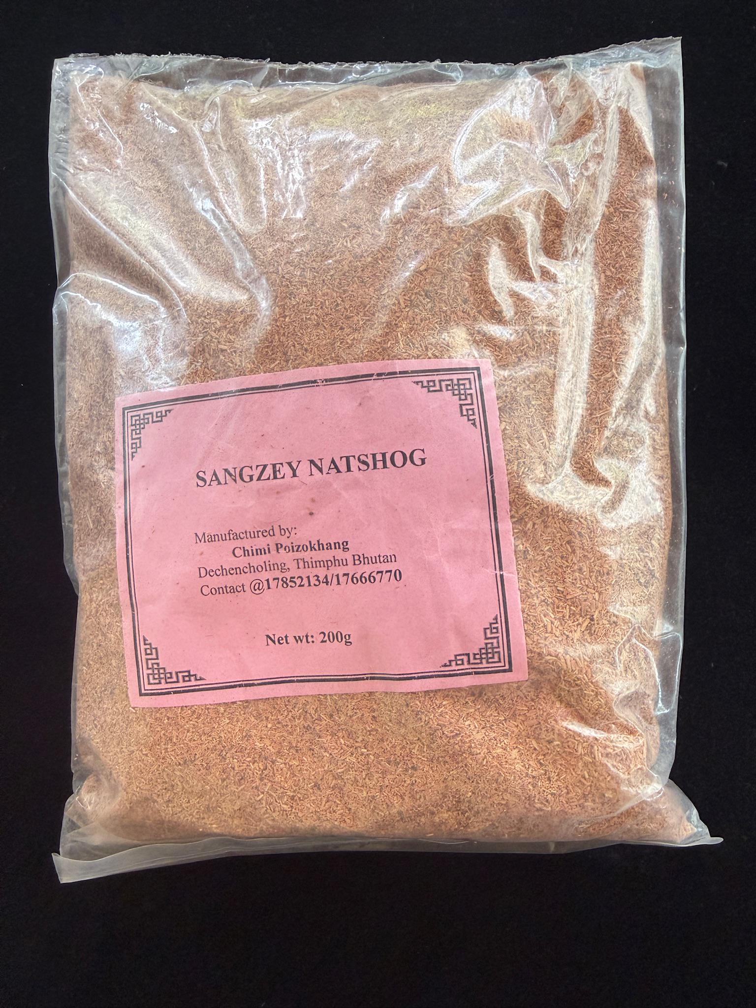 Sangzey Natshog Incense Powder| Bhutanese Himalayan Style Incense | 200 grams | Chimi Incense
