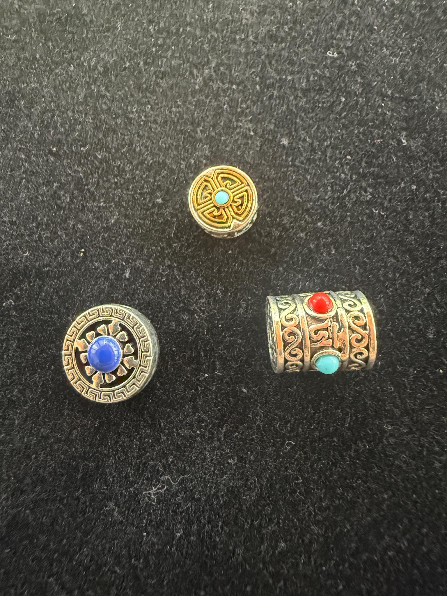 Tibetan Spacer Bead | Metal | Assorted Designs
