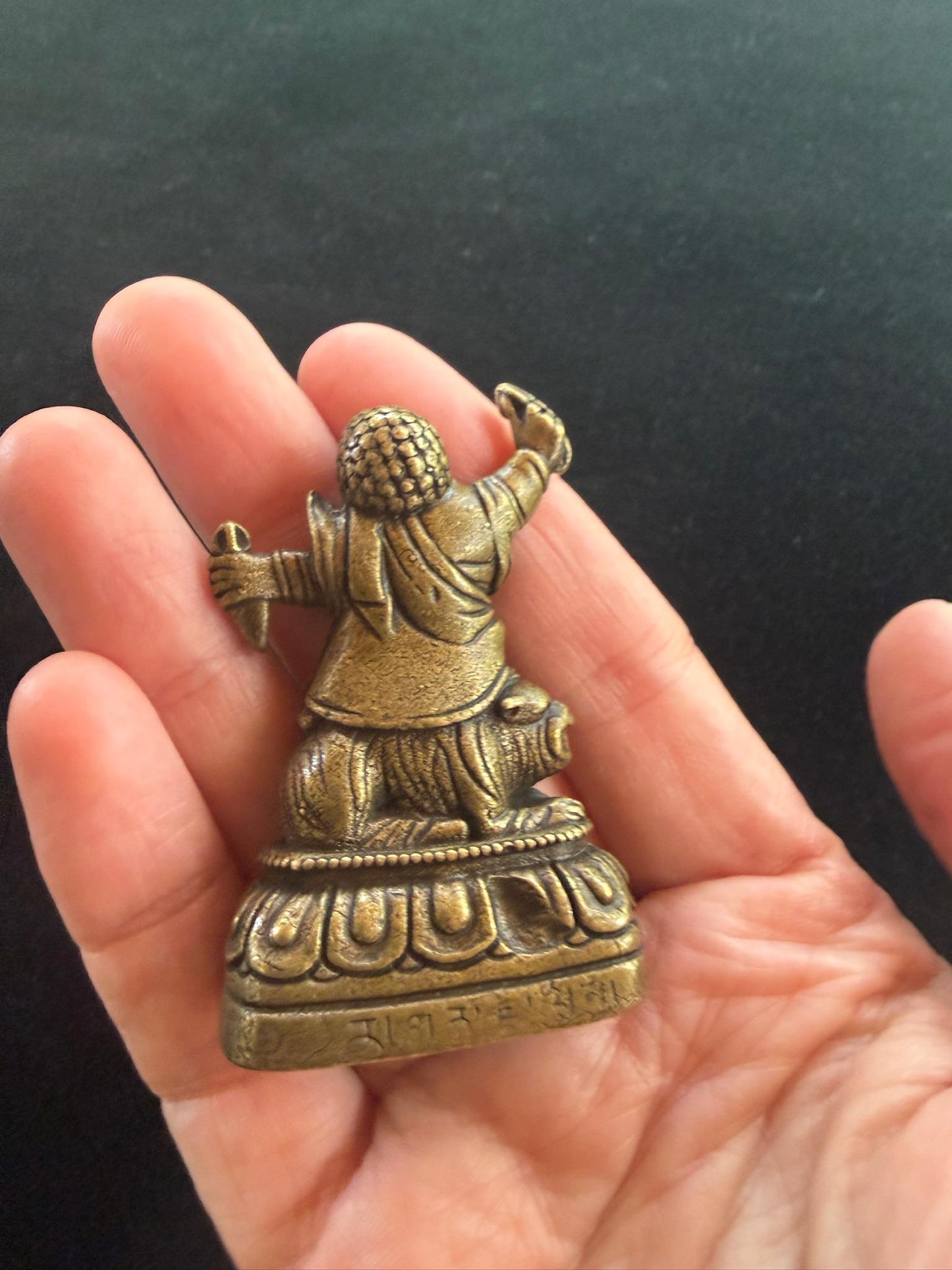 Small Dorje Drolo Statue | Tibet | about 2 high | Guru Padmasambhava