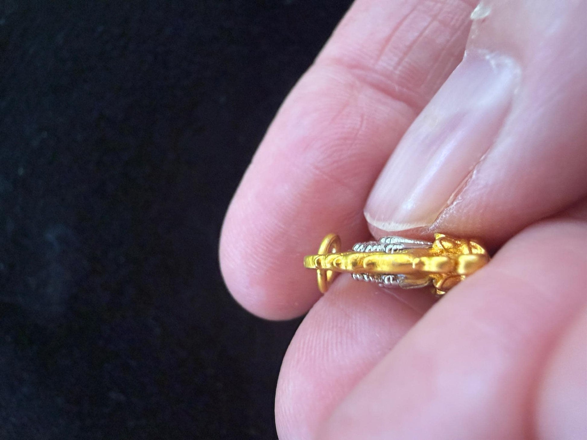 Wish Fulfilling Jewel Charm | Metal | Approx 1/2in | Tibet