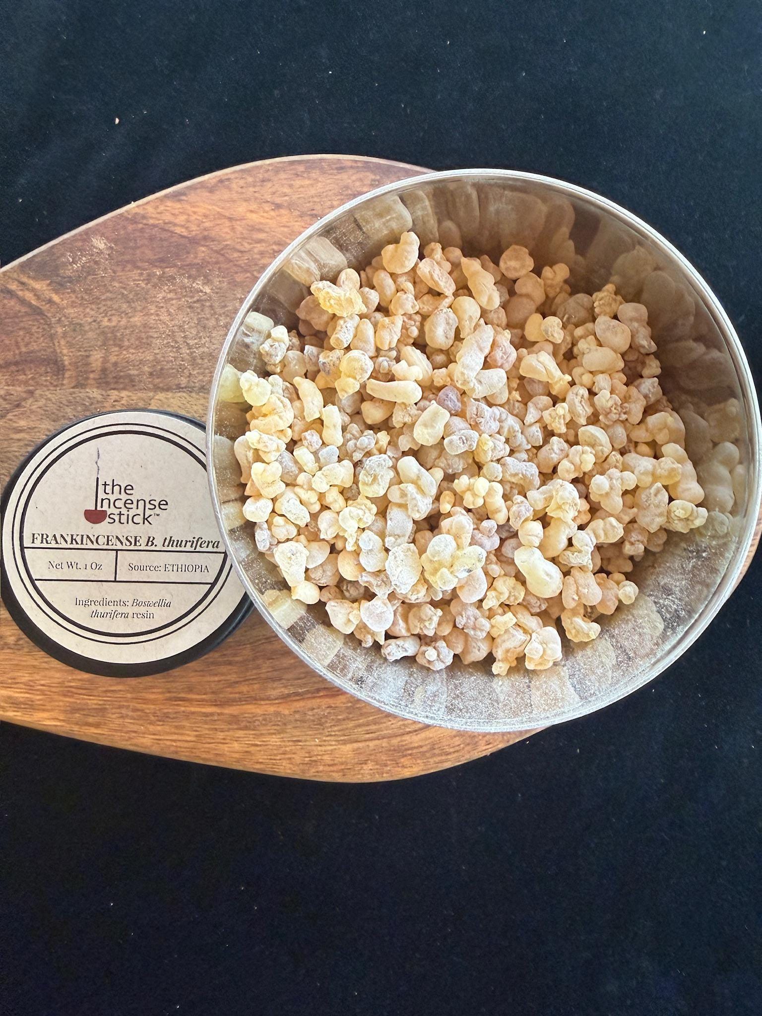 Frankincense Boswellia thurifera Resin | 1 ounce | Natural Tree Resin | 100% Natural Frankincense | Ethiopia| | Incense