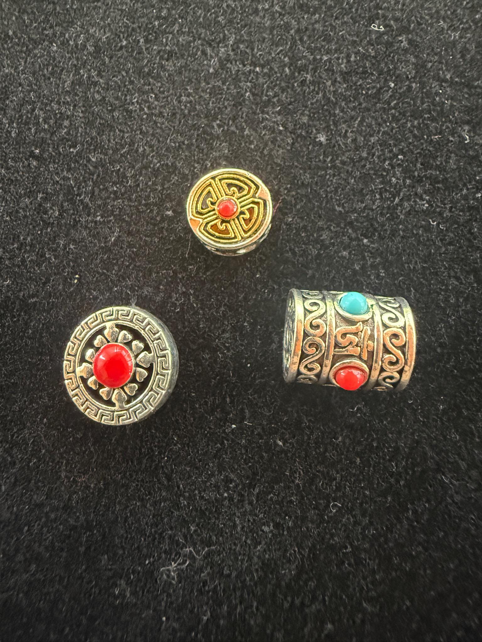 Tibetan Spacer Bead | Metal | Assorted Designs