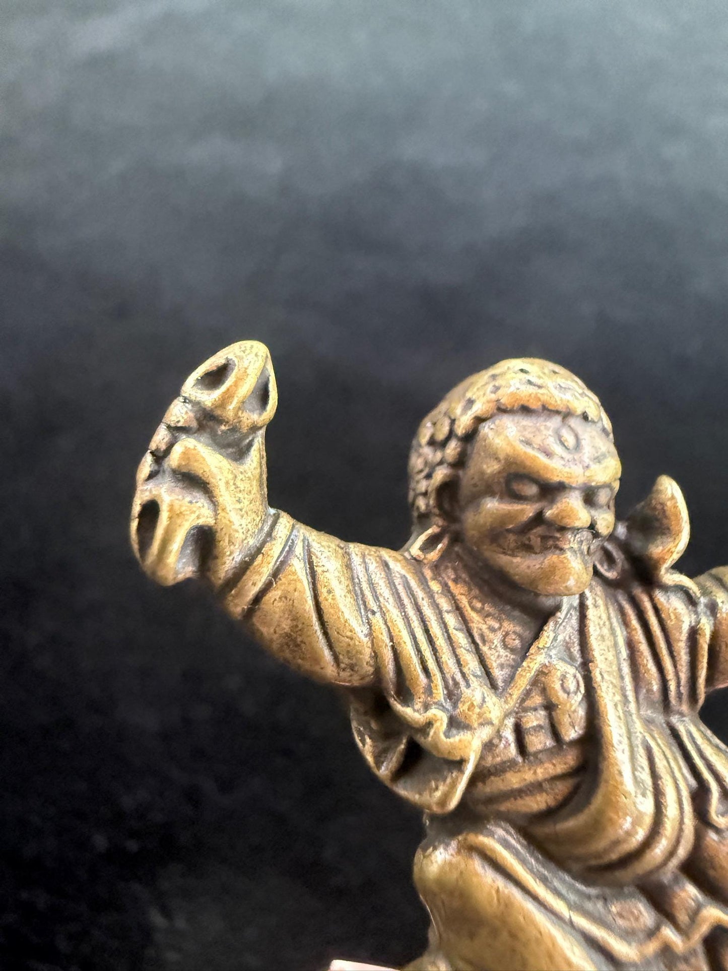 Small Dorje Drolo Statue | Tibet | about 2 high | Guru Padmasambhava