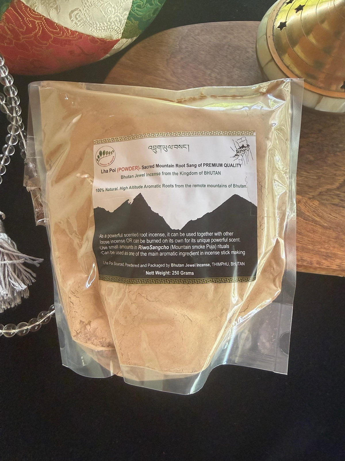Lha Poi Powder | Bhutan | 250g | Bhutan Jewel Incense House