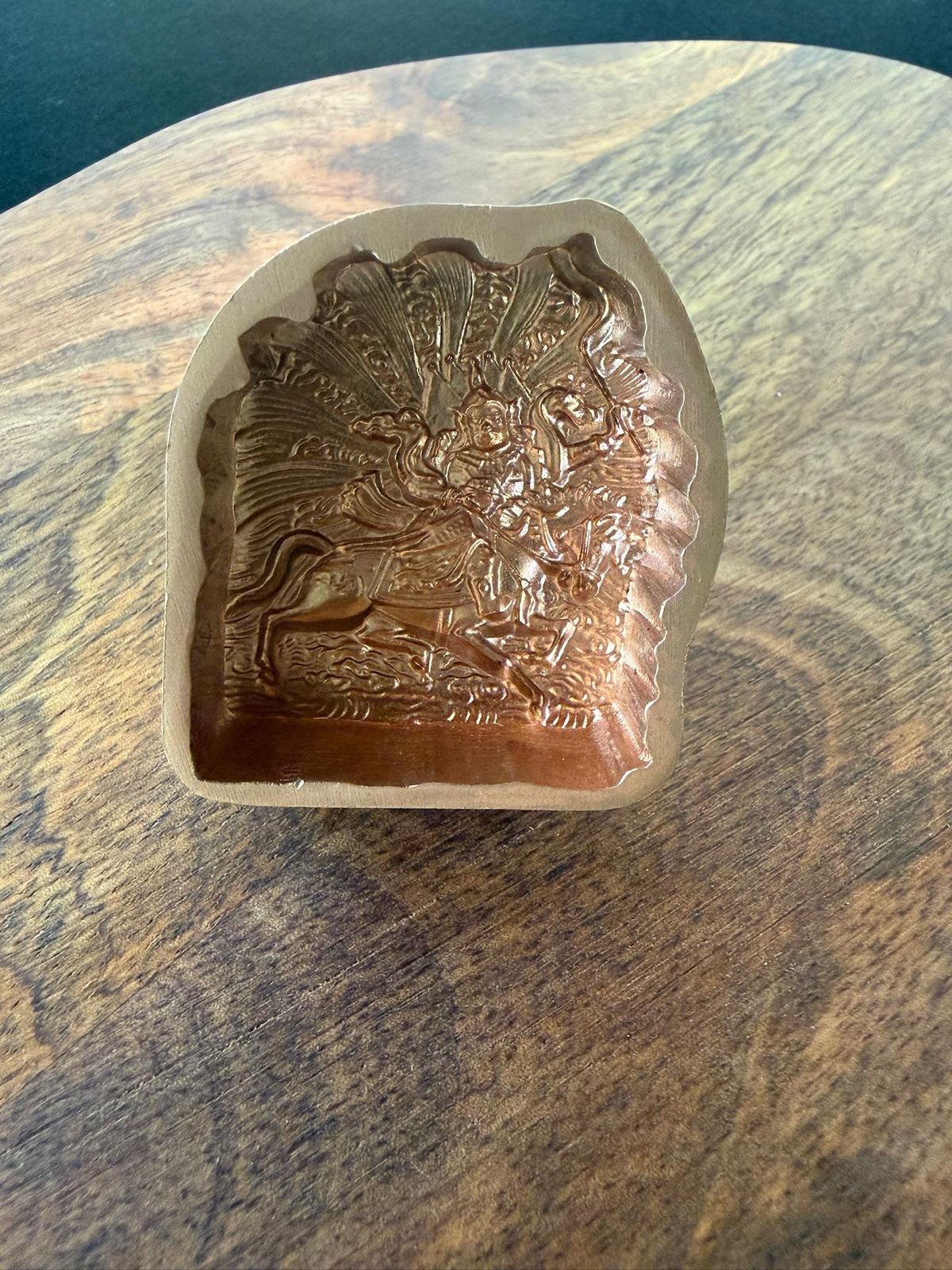 Small Gesar Tsa Tsa Mold | Metal Alloy | Approx 2 Inches High