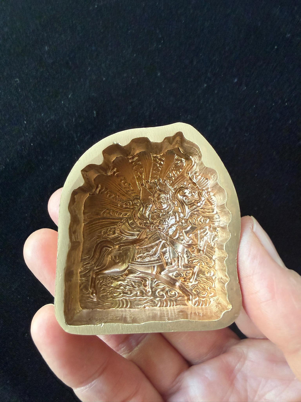 Small Gesar Tsa Tsa Mold | Metal Alloy | Approx 2 Inches High