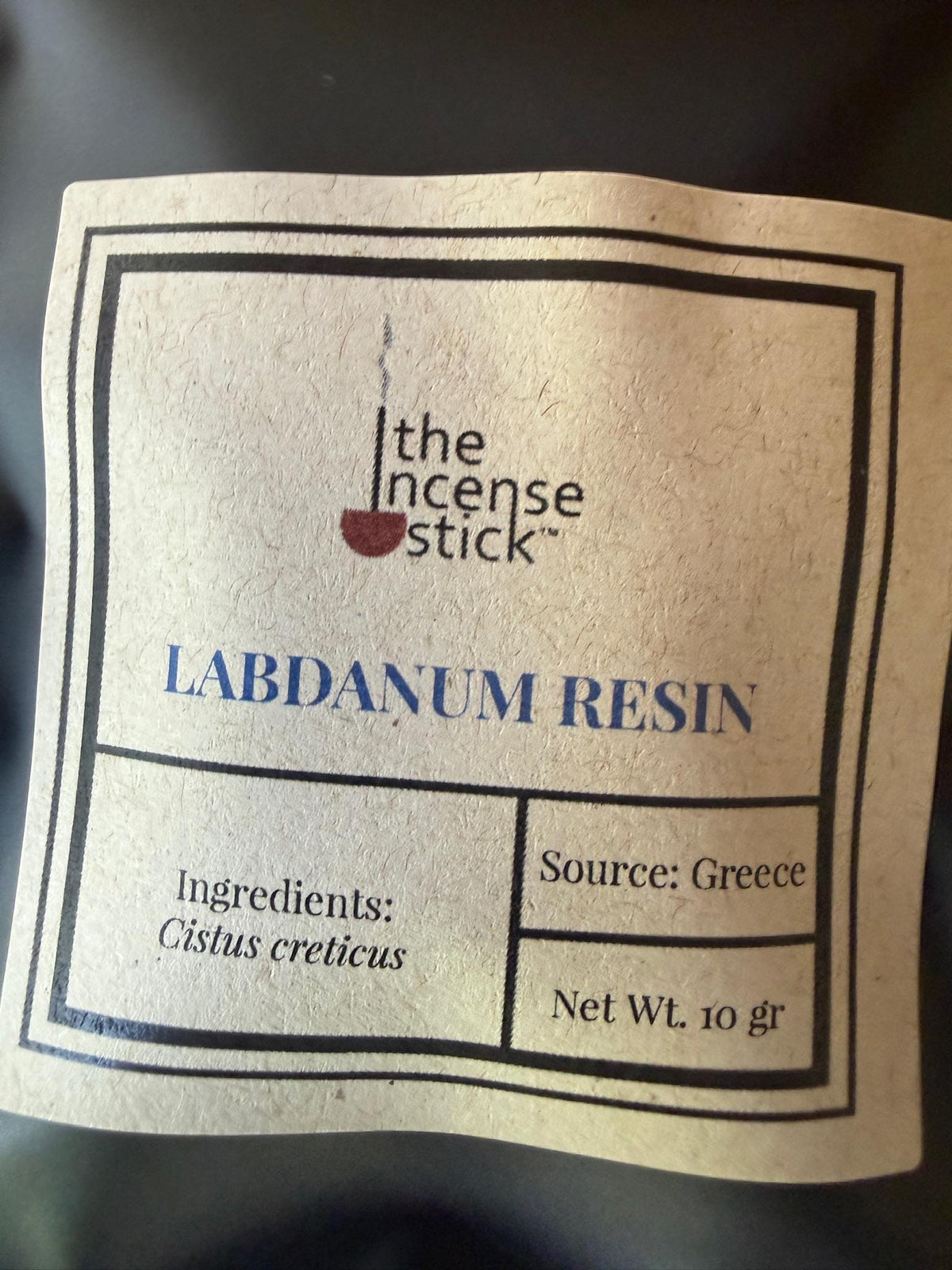 Labnanum Resin | 10 grams | Natural Tree Resin | Greece