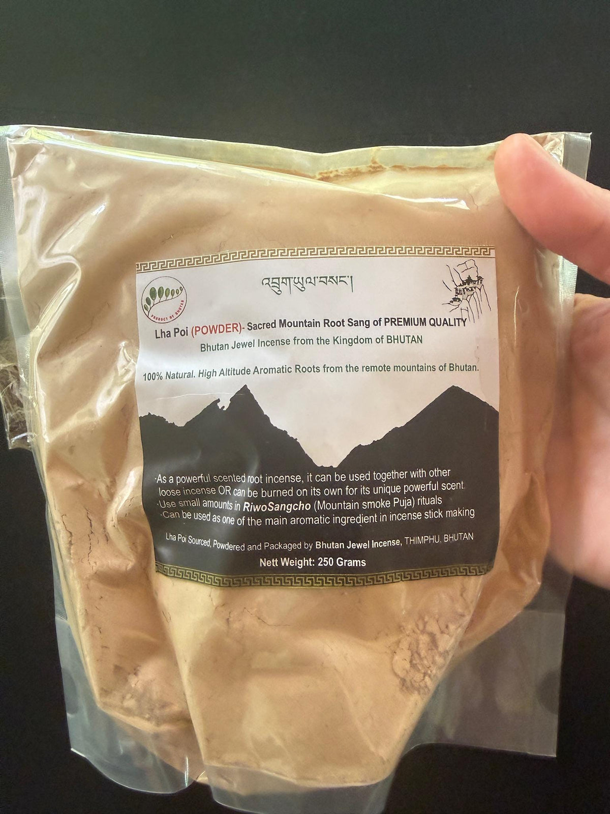 Lha Poi Powder | Bhutan | 250g | Bhutan Jewel Incense House