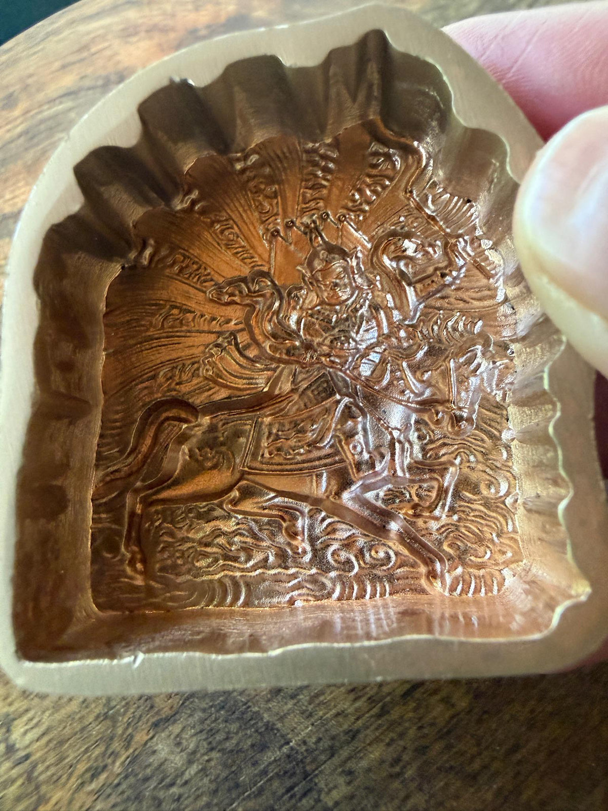 Small Gesar Tsa Tsa Mold | Metal Alloy | Approx 2 Inches High