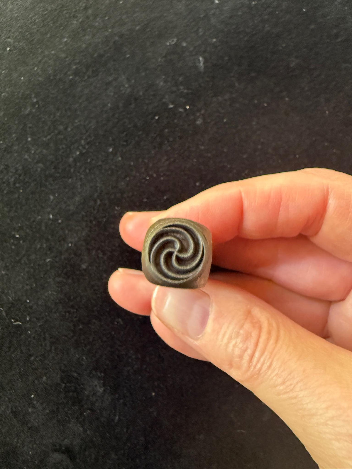 Coil of Joy Tsa Tsa Mold Stamp | Carbon Steel