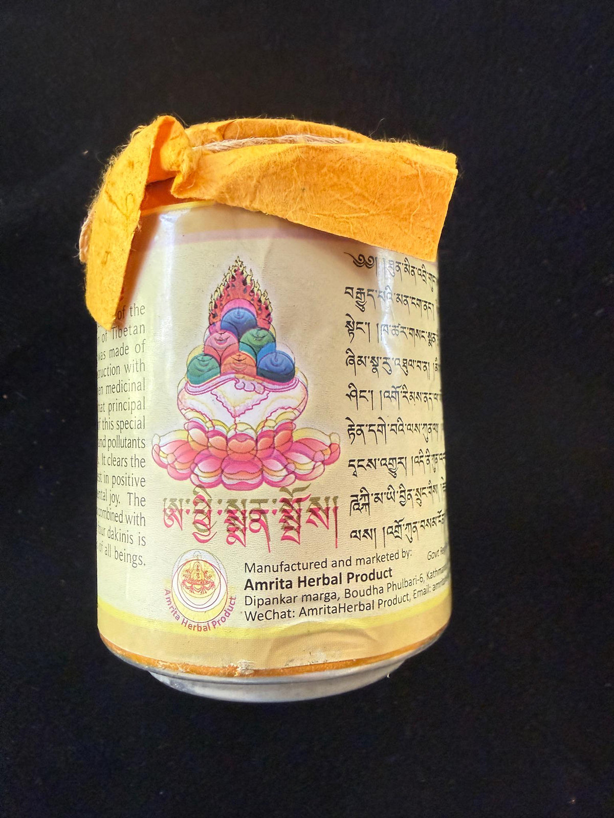 Achi Cone Incense | 28 cones | 2 inches high | Drikung Sorig Amrita Herbal Product