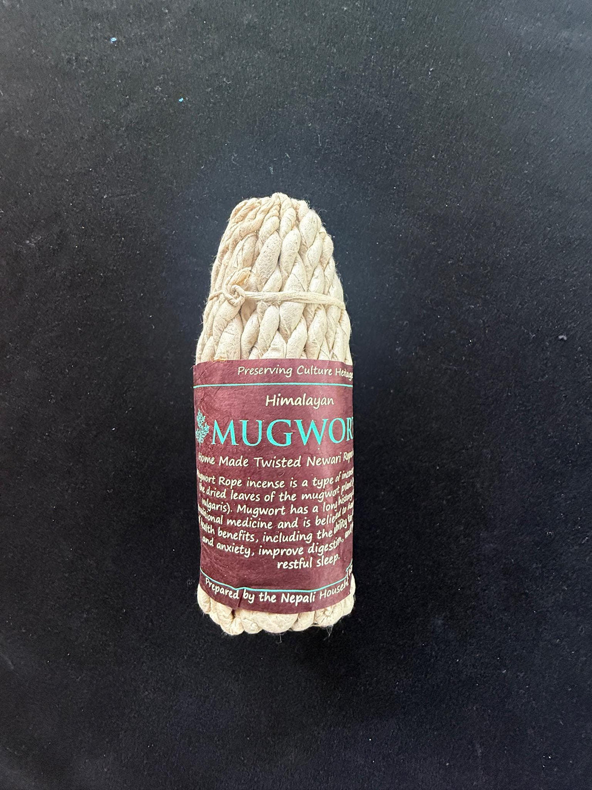 Mugwort Nepali Rope Incense | 50 ropes | 4.0 inches