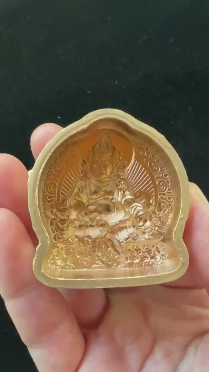 Small Dzambhala Tsa Tsa Mold | Metal Alloy | Approx 2 Inches High