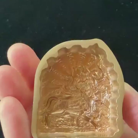 Small Gesar Tsa Tsa Mold | Metal Alloy | Approx 2 Inches High