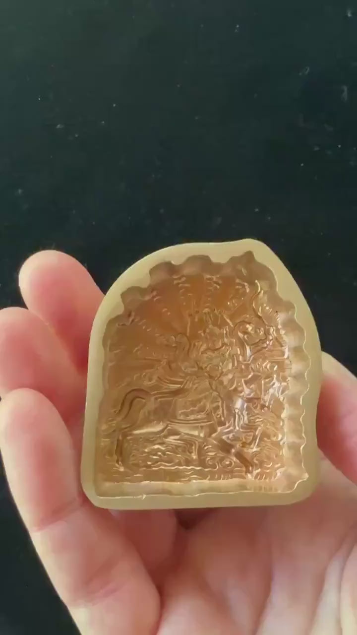 Small Gesar Tsa Tsa Mold | Metal Alloy | Approx 2 Inches High