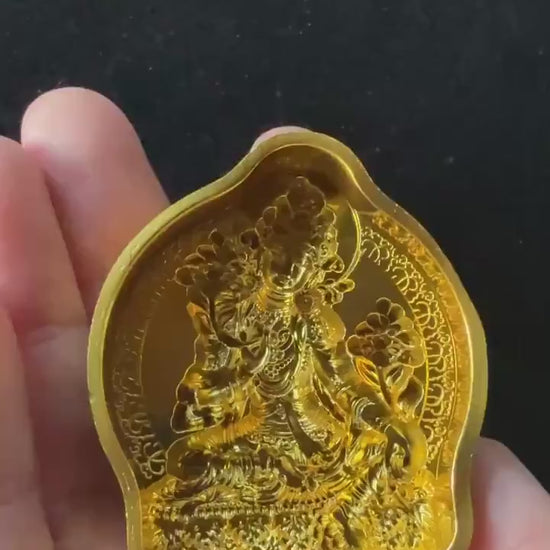 Small Green Tara Tsa Tsa Mold | Metal Alloy | Approx 2 Inches High