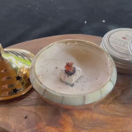 Brass Incense Burner | India | 4 inch diameter