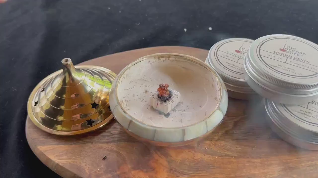 Brass Incense Burner | India | 4 inch diameter