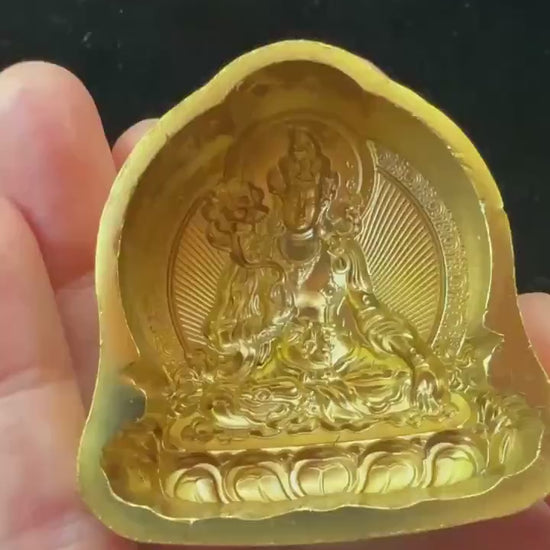 Small White Tara Tsa Tsa Mold | Metal Alloy | Approx 2 Inches High