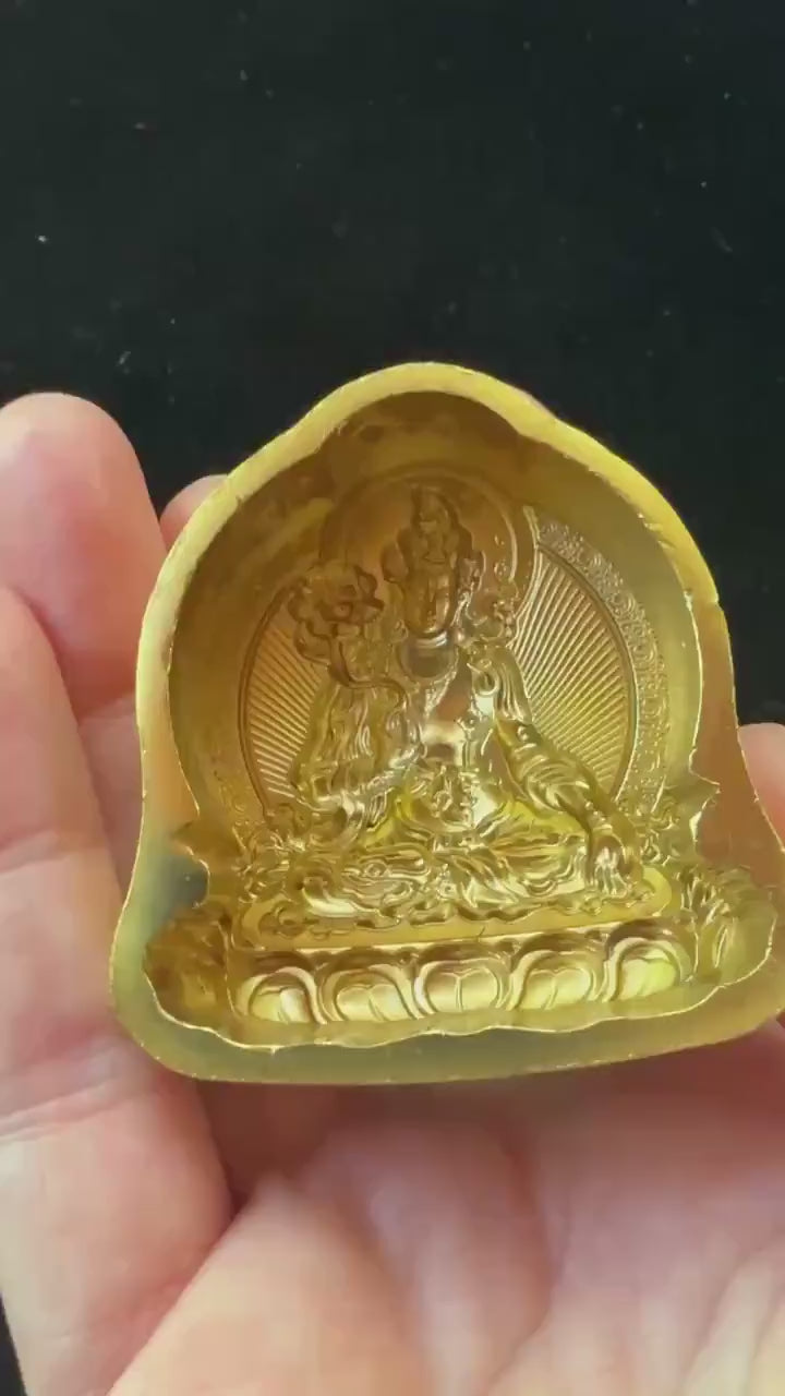 Small White Tara Tsa Tsa Mold | Metal Alloy | Approx 2 Inches High