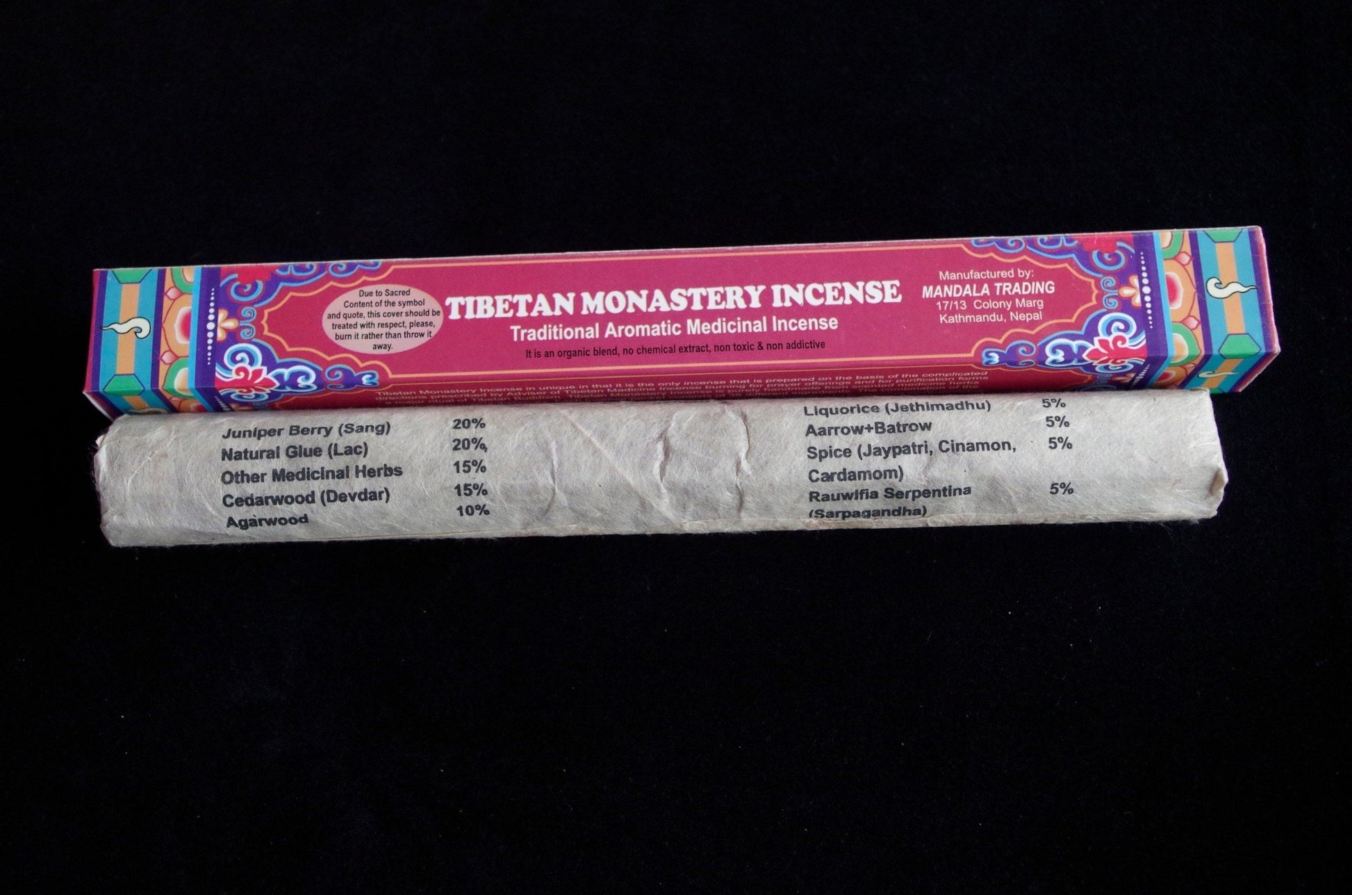 Tibetan Monastery Incense | Tibetan Incense | 40 sticks - The Incense Stick